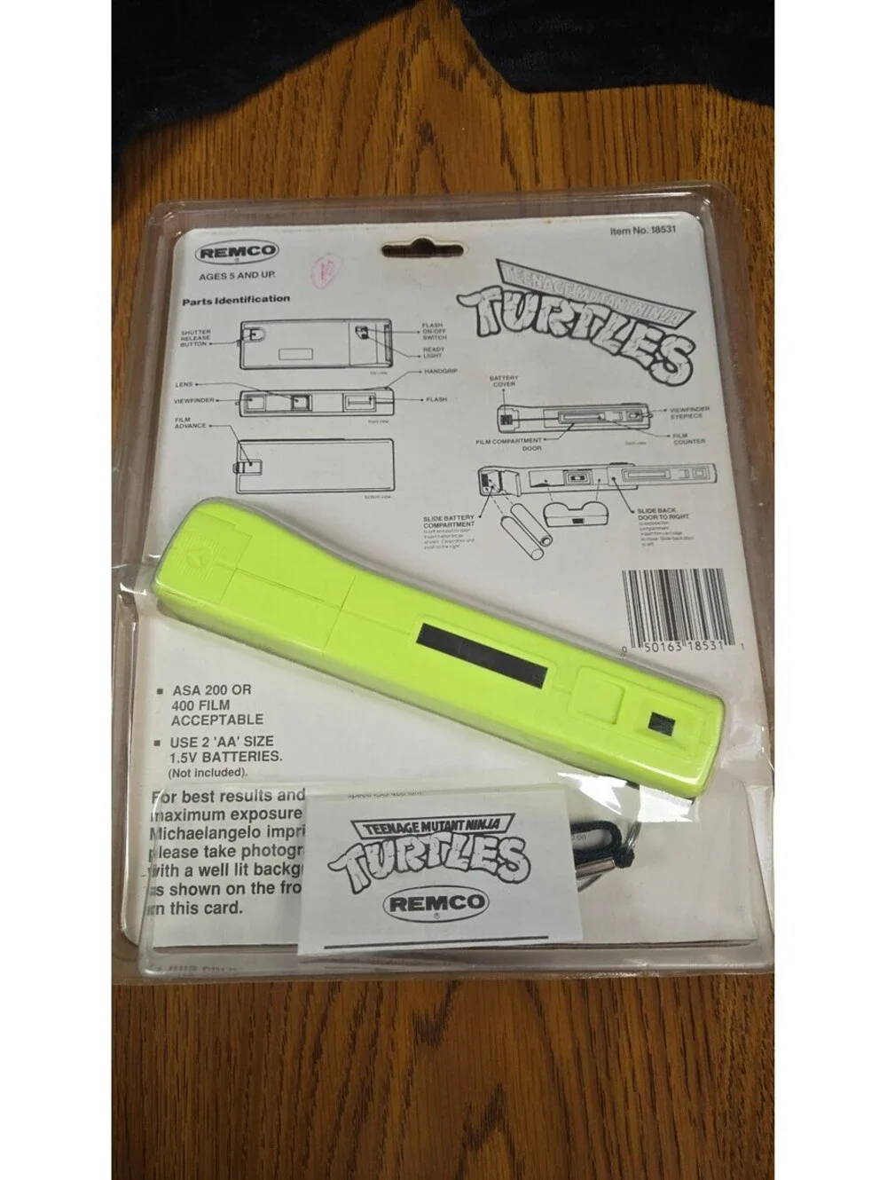 Teenage Mutant Ninja Turtles 110 Signature Camera with Built-in Electronic Flash